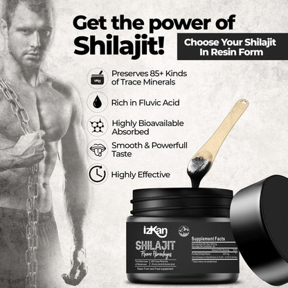 Pure Himalayan Shilajit Resin 30g - Rich in Fulvic Acid and 85+ Trace Minerals