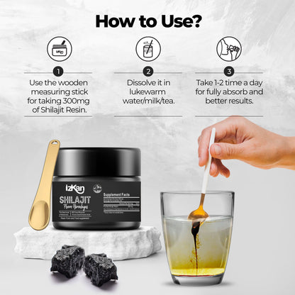 Pure Himalayan Shilajit Resin 30g - Rich in Fulvic Acid and 85+ Trace Minerals