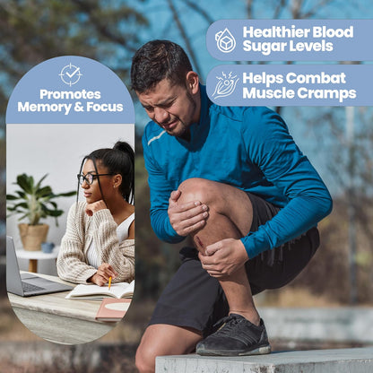 Magnesium Glycinate Gummies 800mg - Sugar Free Magnesium Supplement with Ashwagandha, Lemon Balm Extract & CoQ10 for Sleep, Stress & Muscle Relief & Nerve Health - 60 Gummies (Blueberry Flavor)